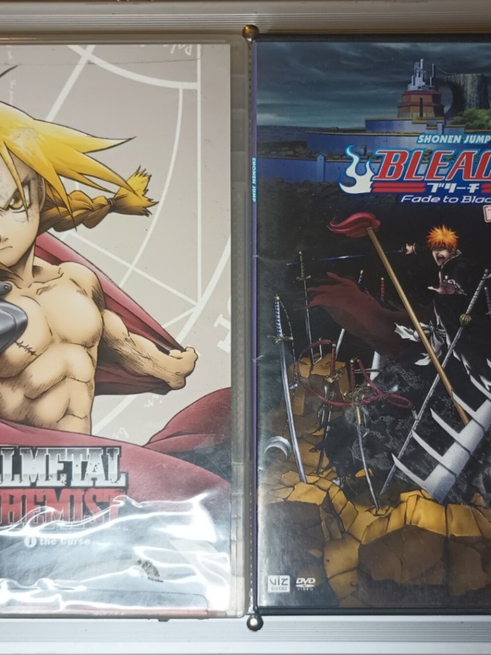 Bleach Movie Fade to Black + Fullmetal Alchemist Conqueror of Shamballa DVD Lot
